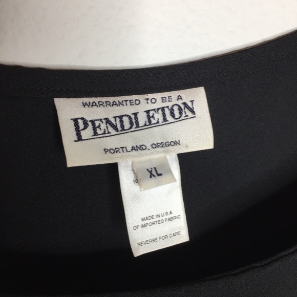 NWT Vintage Pendleton Sleeves Top 1980 - Picture 4 of 5